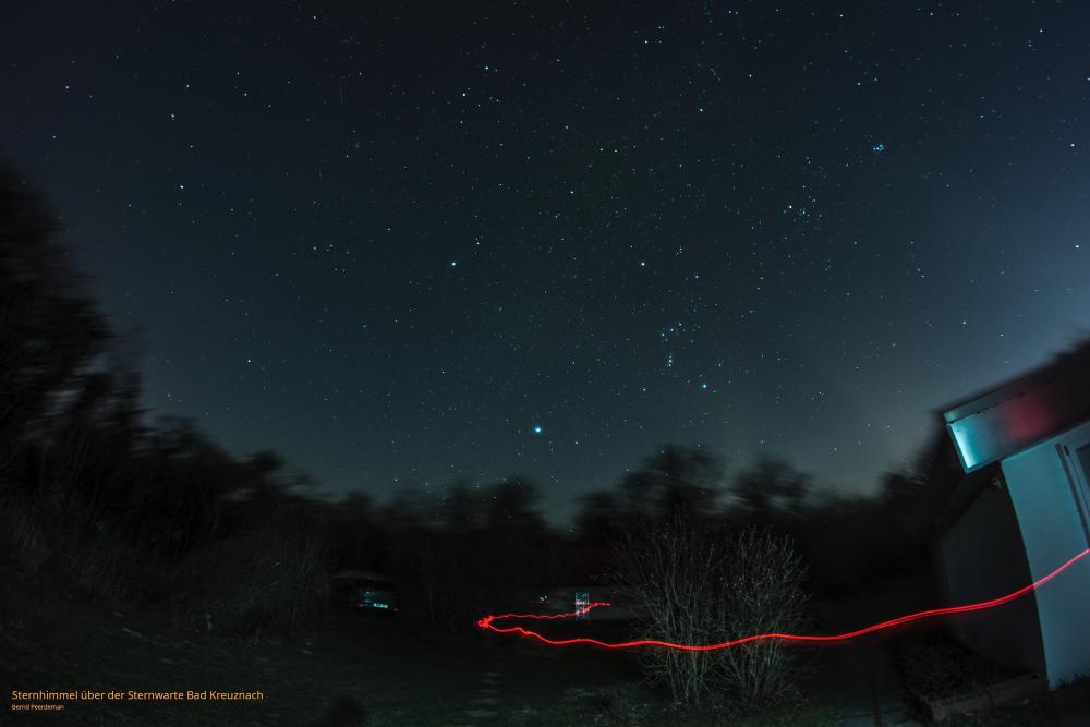Nr. 03: Sternhimmel über der Sternwarte Bad Kreuznach