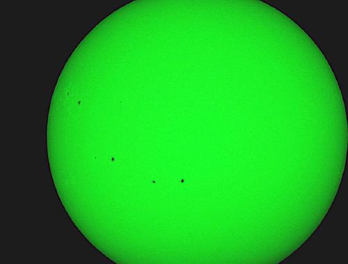 Sonne mit Continuum Filter