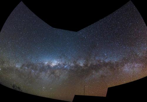 Panorama - Milchstraße über Namibia