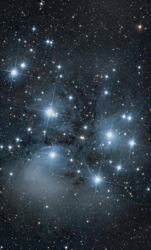 Plejaden & interstellare Staubwolken
