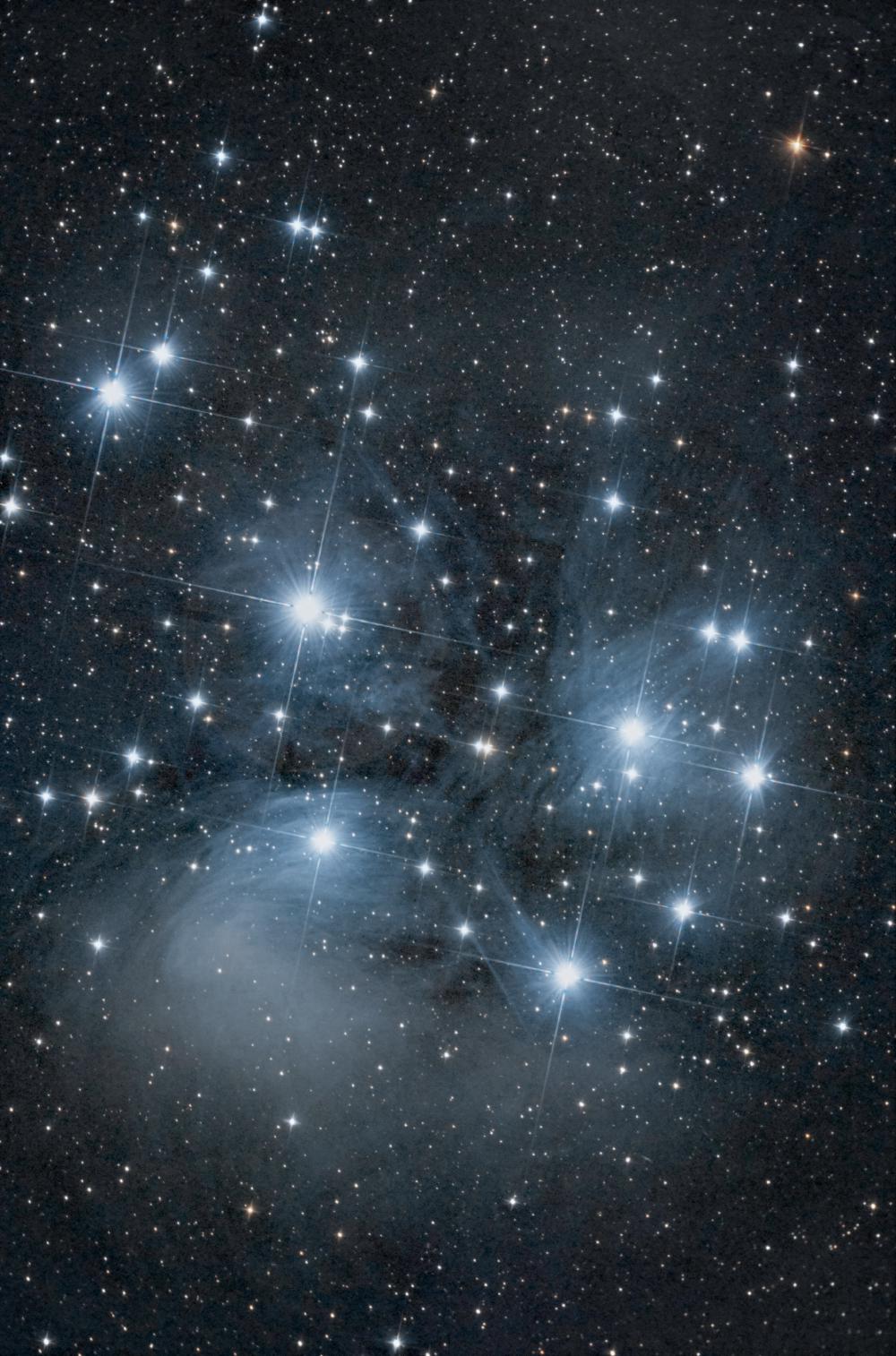 Plejaden & interstellare Staubwolken