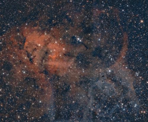 Sharpless 2 - 132 Löwennebel im Kepehus in Bicolor