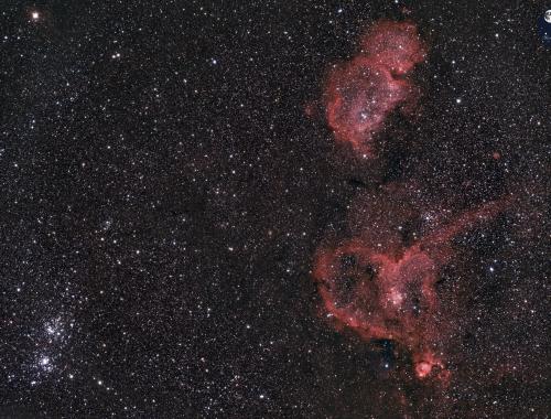 Widefield Herz- & Seelennebel + h&chi-Persei